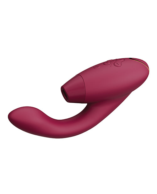 Womanizer Duo 2 Rabbit Vibrator | Bordeaux G Spot Vibrator | Waterproof 10X Clit Vibrator | Best Vibrator for Women