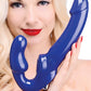 Revolver II Strapless Strap on G-Spot Dildo - Blue