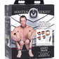 Master Series Kinky Pride Rainbow Bondage Set - Wrist & Ankle Cuffs & Collar w/Leash