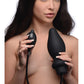 Master Series Ass-Pand Inflatable Silicone Anal Plug - Black