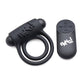 Bang! Vibrating Cock Ring & Bullet w/Remote Control - Black