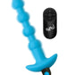 Bang! 28X Vibrating Silicone Anal Beads w/Remote Control - Blue