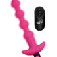 Bang! 28X Vibrating Silicone Anal Beads w/Remote Control - Pink