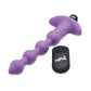 Bang! 28X Vibrating Silicone Anal Beads w/Remote Control - Purple