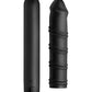 Bang Vibrating Dildo | XL Bullet & Swirl Silicone Dildo Sleeve | Big Black Textured Waterproof