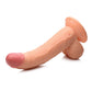 Pop Peckers 7.5" Big Dildo | Large Dildo with Balls | Light Suction Cup Dildo