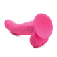 Pop Peckers Large Dildo | 7.5" Big Dildo with Balls | Pink Dildo | Suction Cup Dildo