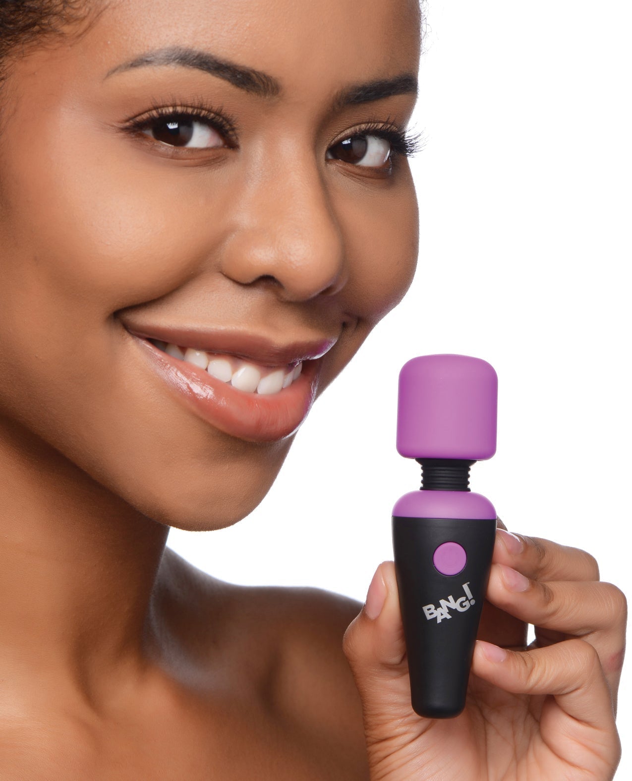 Bang! 10X Vibrating Mini Silicone Wand - Purple