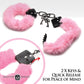 Master Series Cuffed in Furry Handcuffs - Pink