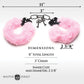 Master Series Cuffed in Furry Handcuffs - Pink