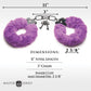 Master Series Cuffed in Furry Handcuffs - Purple