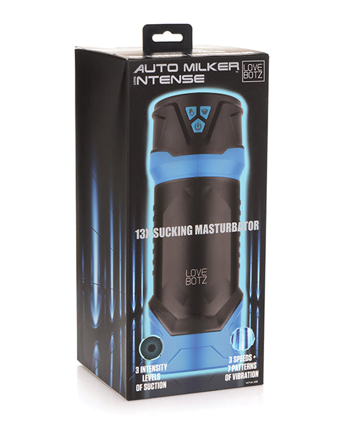 Milker Auto Milker Intense 13x Sucking Masturbator - Black