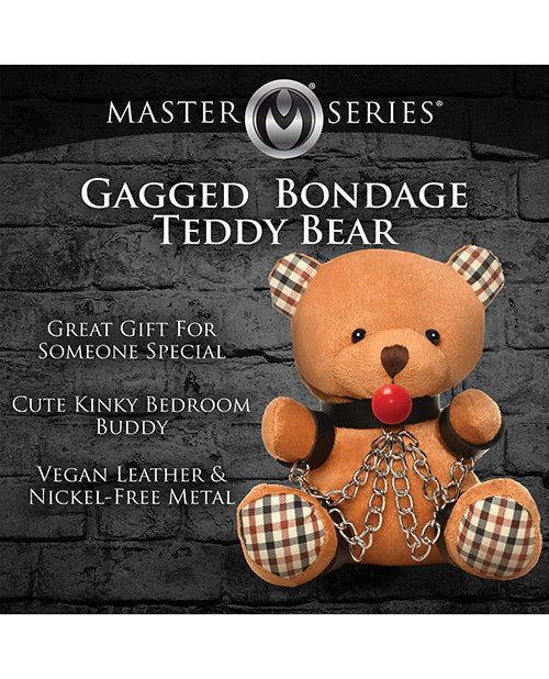 Master Series Gagged Teddy Bear Plush