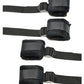 Bedroom Bliss Lover's Bed Restraint System - Black