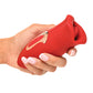 Shegasm Lickgasm Kiss + Tell Silicone Kissing & Vibrating Clitoral Stimulator - Red