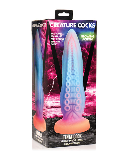 Creature Cocks Large Dildo | Tenta-Cock Silicone Big Dildo | Glow in the Dark Suction Cup Dildo