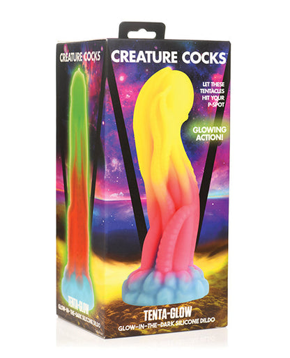 Creature Cocks Large Dildo | Tenta-Glow-in-the-Dark Big Dildo | Silicone Suction Cup Dildo