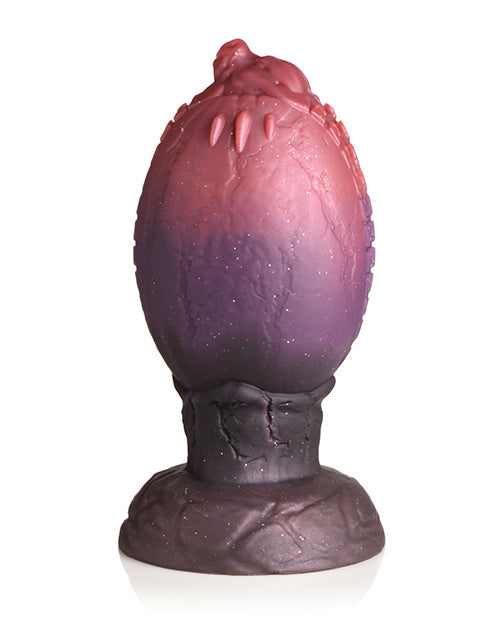 Creature Cocks Dragon Hatch Silicone Egg - XL Multi Color