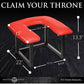 Master Series Face Rider Queening Chair - Black/Red