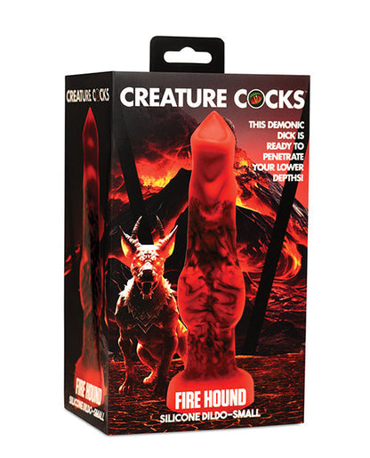 Creature Cocks Realistic Dildo | Fire Silicone Dildo | Small Suction Cup Dildo