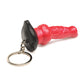 Creature Cocks Hell-Hound Silicone Key Chain - Red