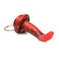 Creature Cocks King Cobra Silicone Key Chain - Black/Red