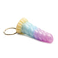 Creature Cocks Mystique Unicorn Silicone Key Chain - Multi Color