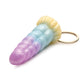 Creature Cocks Mystique Unicorn Silicone Key Chain - Multi Color