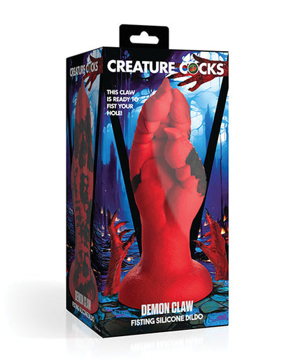 Creature Cocks Realistic Dildo | Demon Claw Fisting Red Suction Cup Dildo