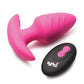 Bang! Rotating & Vibrating Tapered Butt Plug w/Remote - Pink