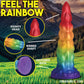 Creature Cocks Large Dildo | Unicorn Silicone Dildo | Rainbow Suction Cup Dildo