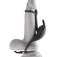 Zero Tolerance Saddle Up Cock & Ball Vibrator - Black