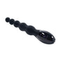 Zero Tolerance Backdoor Baton Beaded Anal Vibrator - Black